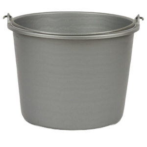 BUCKET PLASTIC GREY 20L